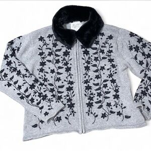 Vintage Elana Carello cardigan sweater